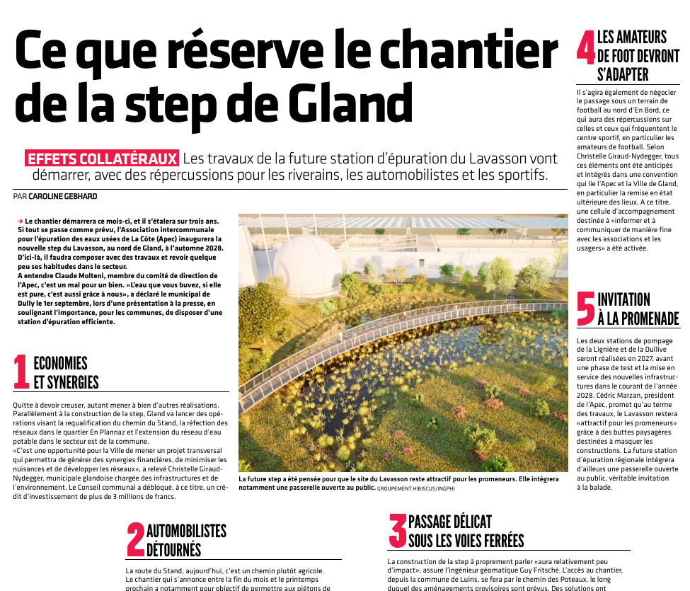 Quel impact concret sur les Glandois-es?